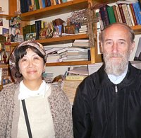 Встреча с Б.П. Кутузовым в библиотеке Спасского собора бывшего Спасо-Андроникова монастыря